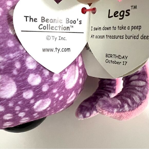 Ty The Beanie Boo's Legs Octopus 2014 NWT - Picture 4 of 4